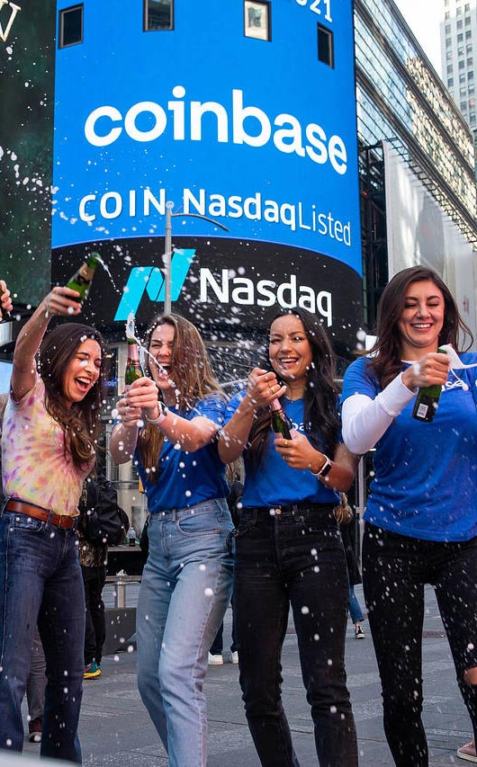 Coinbase Celebration